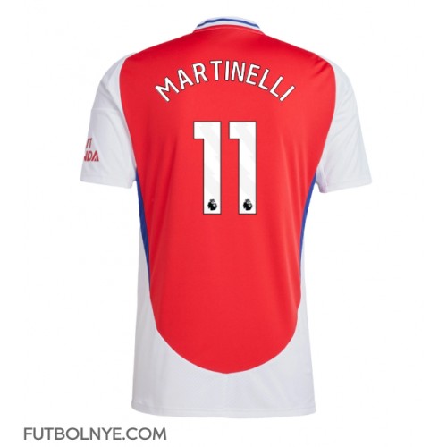 Camiseta Arsenal Gabriel Martinelli #11 Primera Equipación 2024-25 manga corta